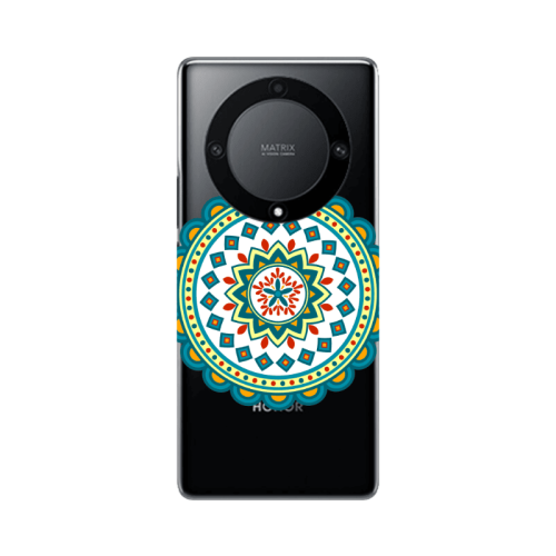 Honor Magic5 Lite 5G Mandala D11 Transparent Silicone TPU Θήκη