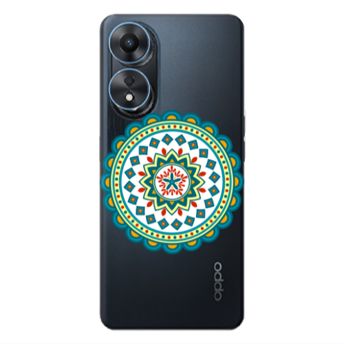 Oppo A 98 Mandala D11 Transparent Silicone TPU Θήκη