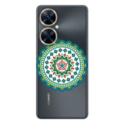 Huawei Nova 11i Mandala D11 Transparent Silicone TPU Θήκη