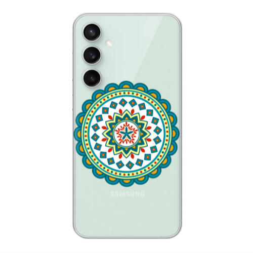 Samsung S24 Plus Mandala D11 Transparent Silicone TPU Θήκη