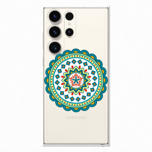Samsung S24 Ultra Mandala D11 Transparent Silicone TPU Θήκη
