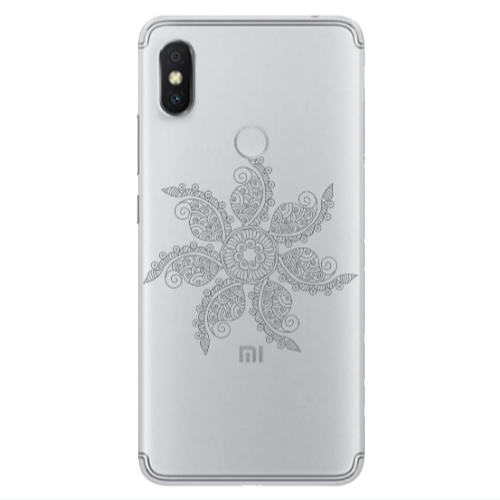 Xiaomi Redmi S2 Mandala D24 Transparent Silicone TPU Θήκη