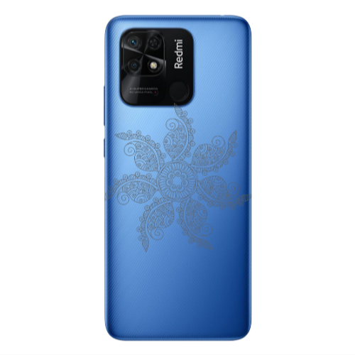 Xiaomi Poco C40 Mandala D24 Transparent Silicone TPU Θήκη