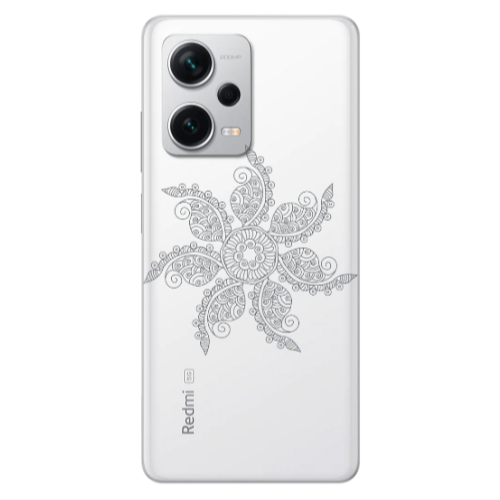 Xiaomi Redmi Note 12 5G Mandala D24 Transparent Silicone TPU Θήκη