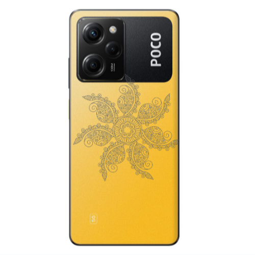Xiaomi Poco X5 Pro Mandala D24 Transparent Silicone TPU Θήκη