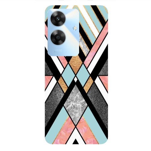 Realme Note 60 marble mix Transparent Silicone TPU Θήκη