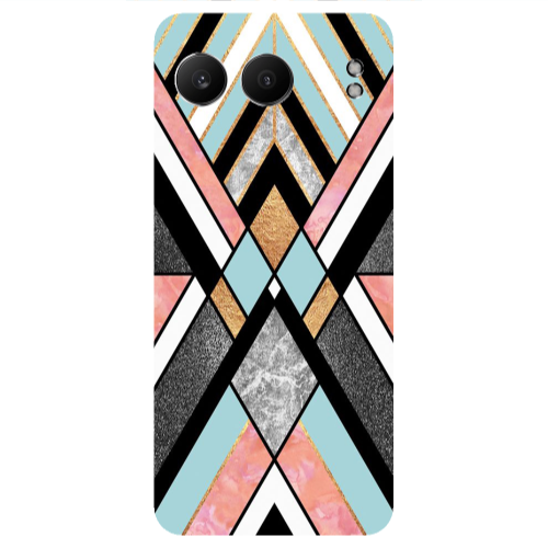 Oneplus Nord 4 marble mix Transparent Silicone TPU Θήκη