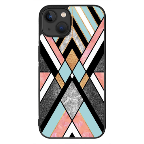 Apple iPhone 13 Mini marble mix Black Glossy Θήκη