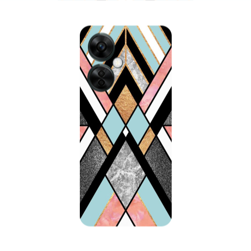Oneplus Nord CE 3 Lite 5G marble mix Transparent Silicone TPU Θήκη
