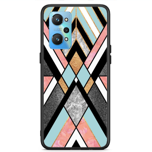 Realme Gt Neo 2 marble mix Black Glossy Θήκη