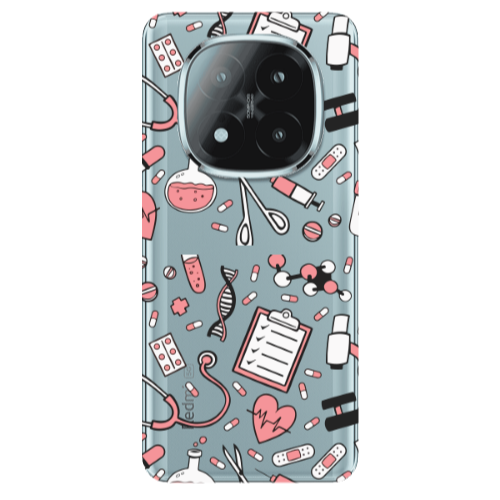 Xiaomi Redmi Note 14 Pro + 5g Laboratory Transparent Silicone TPU Θήκη