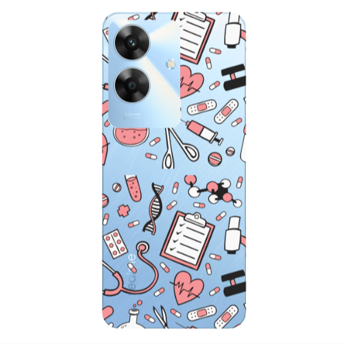 Realme Note 60 Laboratory Transparent Silicone TPU Θήκη