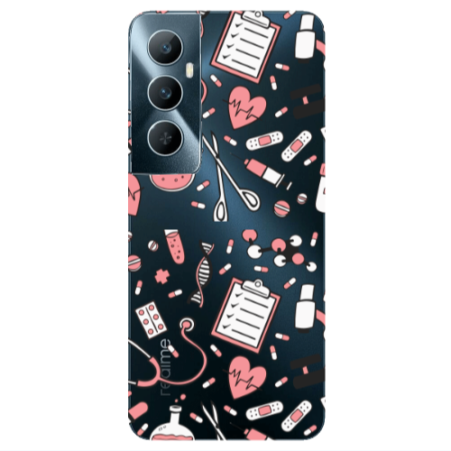 Realme C65 Laboratory Transparent Silicone TPU Θήκη