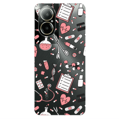 Realme C67 Laboratory Transparent Silicone TPU Θήκη