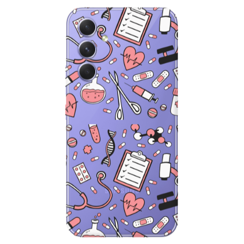 Samsung A56 Laboratory Transparent Silicone TPU Θήκη