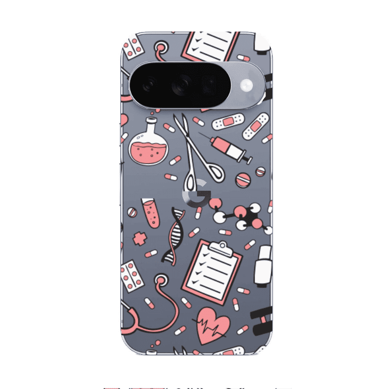 Google Pixel 10 Laboratory Transparent Silicone TPU Θήκη