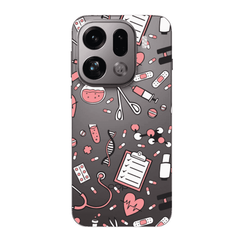 Oppo Find X9 Pro Laboratory Transparent Silicone TPU Θήκη
