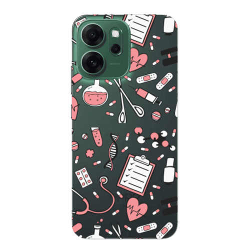 Oppo 14 F Laboratory Transparent Silicone TPU Θήκη