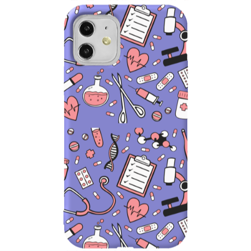 Apple iPhone 11  Laboratory Purple Colored Silicone TPU Θήκη