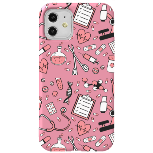 Apple iPhone 11  Laboratory Pink Colored Silicone TPU Θήκη