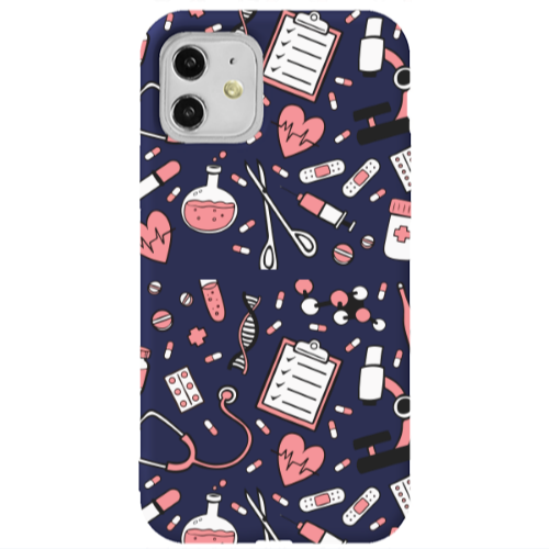 Apple iPhone 11  Laboratory Dark blue Colored Silicone TPU Θήκη