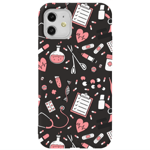 Apple iPhone 11  Laboratory Black Colored Silicone TPU Θήκη