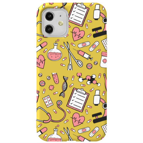 Apple iPhone 11  Laboratory Yellow Colored Silicone TPU Θήκη