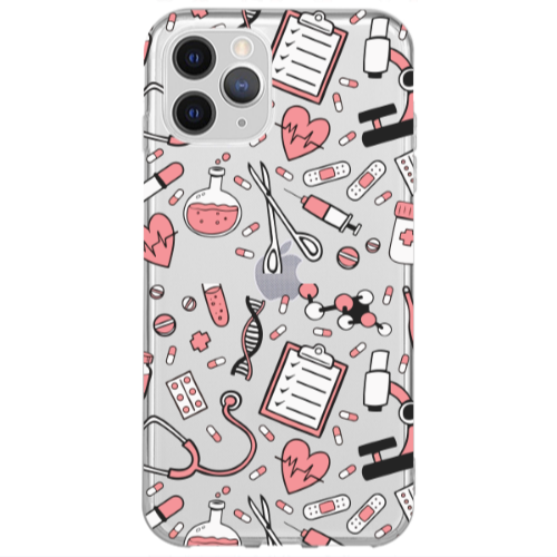 Apple iPhone 11 Pro Laboratory Transparent Silicone TPU Θήκη