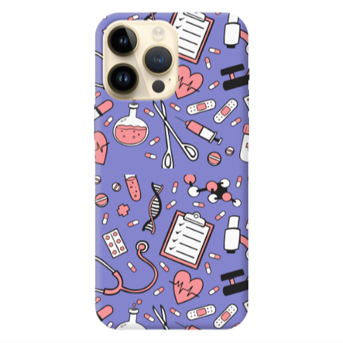 Apple iPhone 13 Pro Max Laboratory Purple Colored Silicone TPU Θήκη
