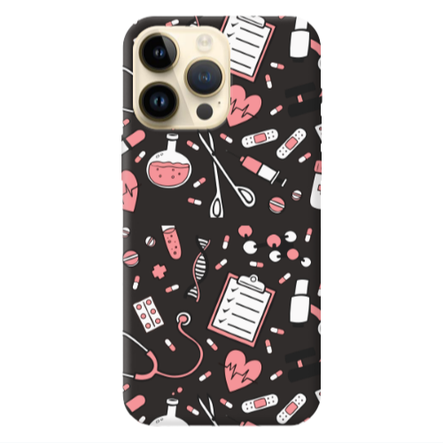 Apple iPhone 13 Pro Max Laboratory Black Colored Silicone TPU Θήκη