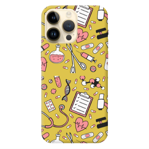 Apple iPhone 13 Pro Max Laboratory Yellow Colored Silicone TPU Θήκη