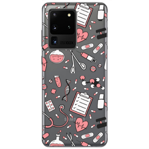 Samsung S20 Ultra Laboratory Transparent Silicone TPU Θήκη