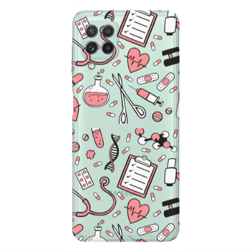Samsung A22 4G Laboratory Transparent Silicone TPU Θήκη