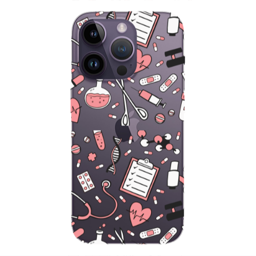 Apple iPhone 14 Pro  Laboratory Transparent Silicone TPU Θήκη
