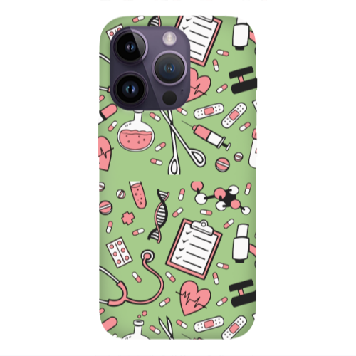 Apple iPhone 14 Pro Max Laboratory Light Green Colored Silicone TPU Θήκη