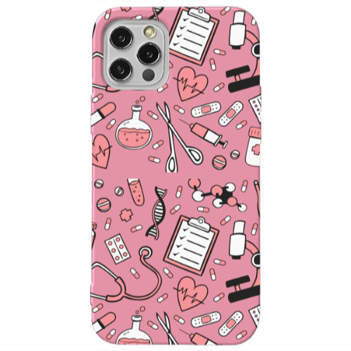 Apple iPhone 13 Pro Laboratory Pink Colored Silicone TPU Θήκη