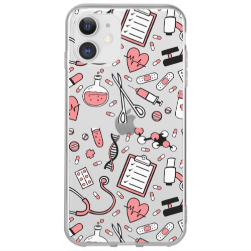 Apple iPhone 12 Mini Laboratory Transparent Silicone TPU Θήκη