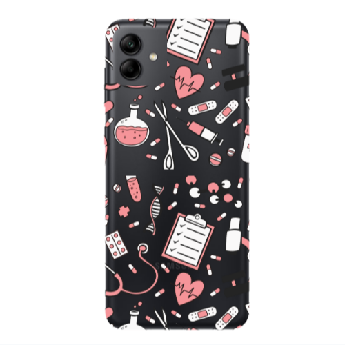 Samsung A04 Laboratory Transparent Silicone TPU Θήκη