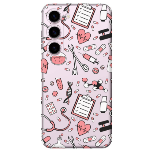 Samsung S23 Laboratory Transparent Silicone TPU Θήκη