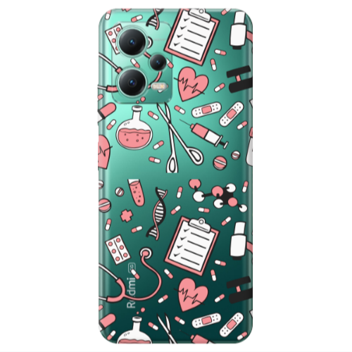 Xiaomi Redmi Note 12 Pro 5G Laboratory Transparent Silicone TPU Θήκη