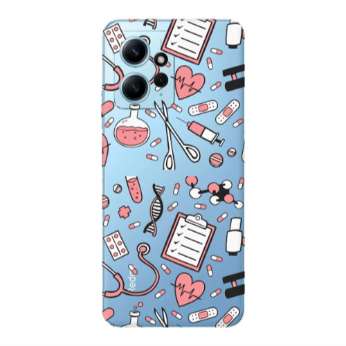 Xiaomi Redmi Note 12 4G Laboratory Transparent Silicone TPU Θήκη
