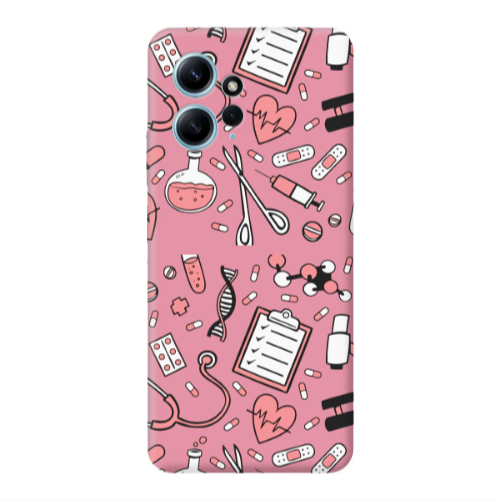 Xiaomi Redmi Note 12 4G Laboratory Pink Colored Silicone TPU Θήκη