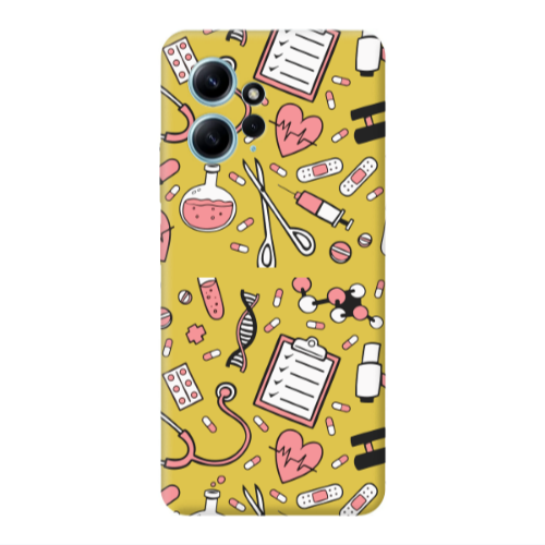 Xiaomi Redmi Note 12 4G Laboratory Yellow Colored Silicone TPU Θήκη