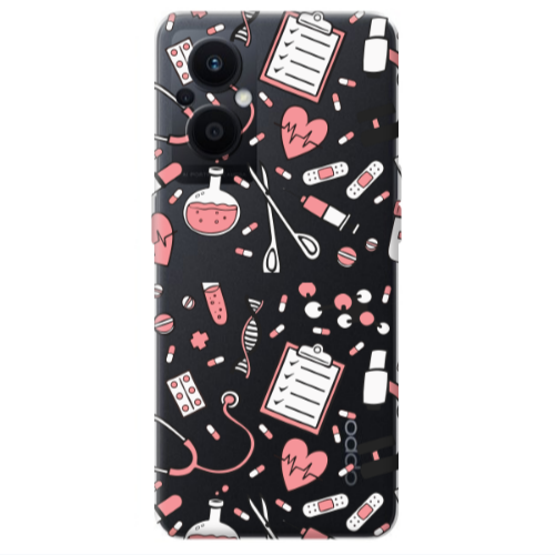 Oppo Reno 7 Lite Laboratory Transparent Silicone TPU Θήκη