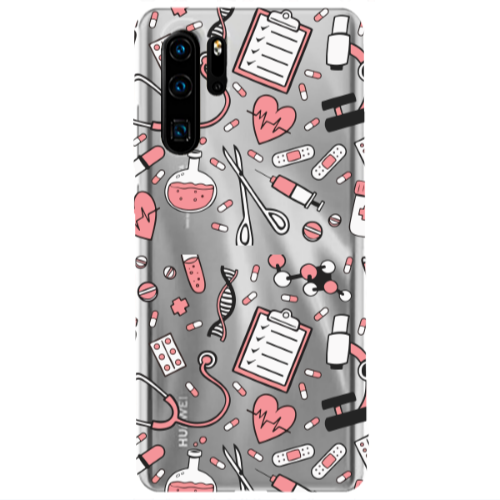 Huawei P30 Pro Laboratory Transparent Silicone TPU Θήκη