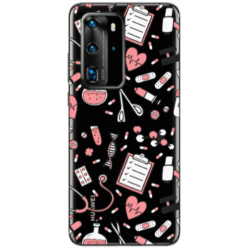 Huawei P40 Pro Laboratory Transparent Silicone TPU Θήκη