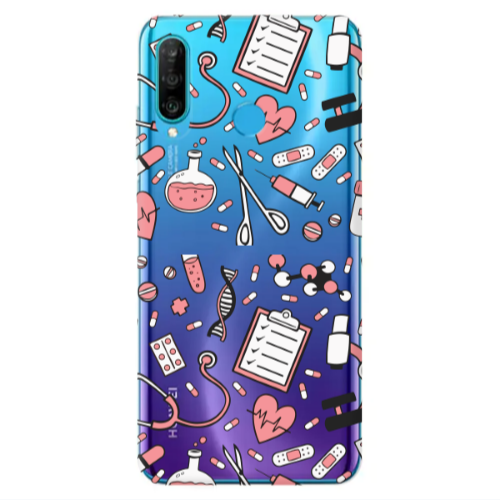 Huawei P30 Lite Laboratory Transparent Silicone TPU Θήκη