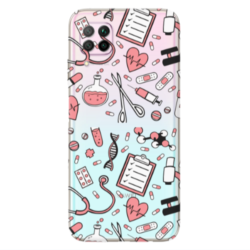 Huawei P40 Lite Laboratory Transparent Silicone TPU Θήκη