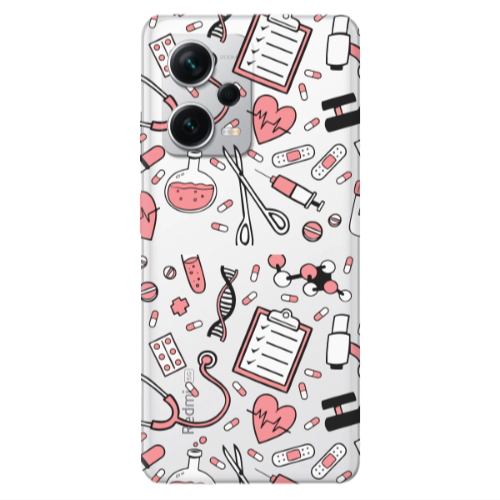 Xiaomi Redmi Note 12 5G Laboratory Transparent Silicone TPU Θήκη