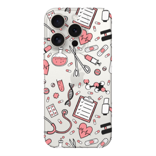 Apple iPhone 15 Pro Max Laboratory Transparent Silicone TPU Θήκη